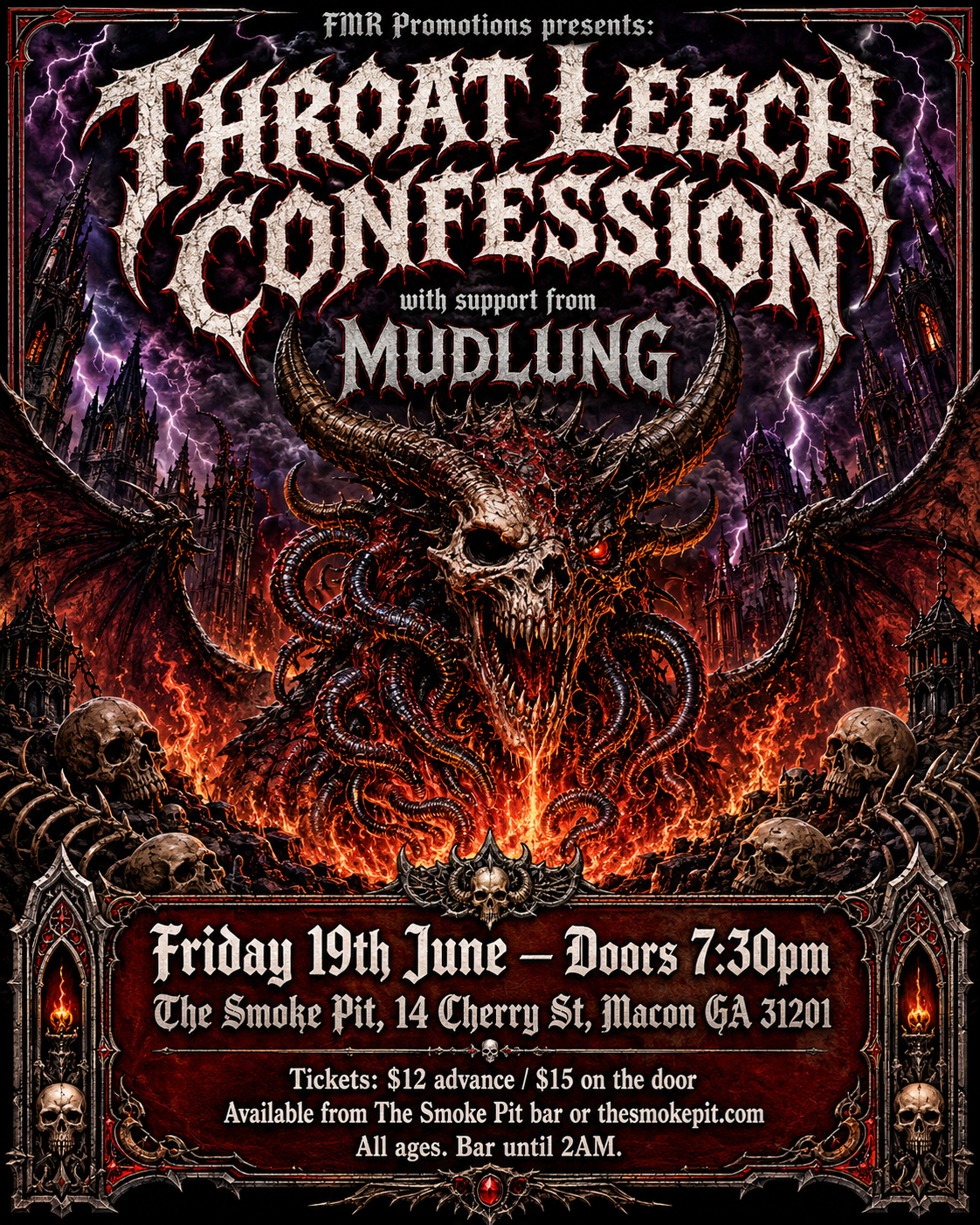 Sample output for Metal Concert Poster