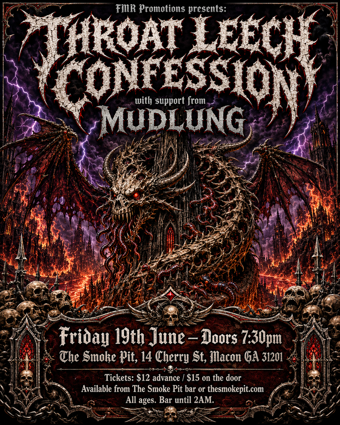 Sample output for Metal Concert Poster